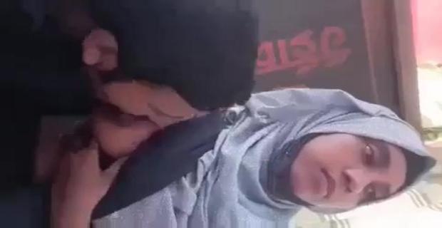 Ajmer Hijab Girl Sania Boob Sucking By BF In College