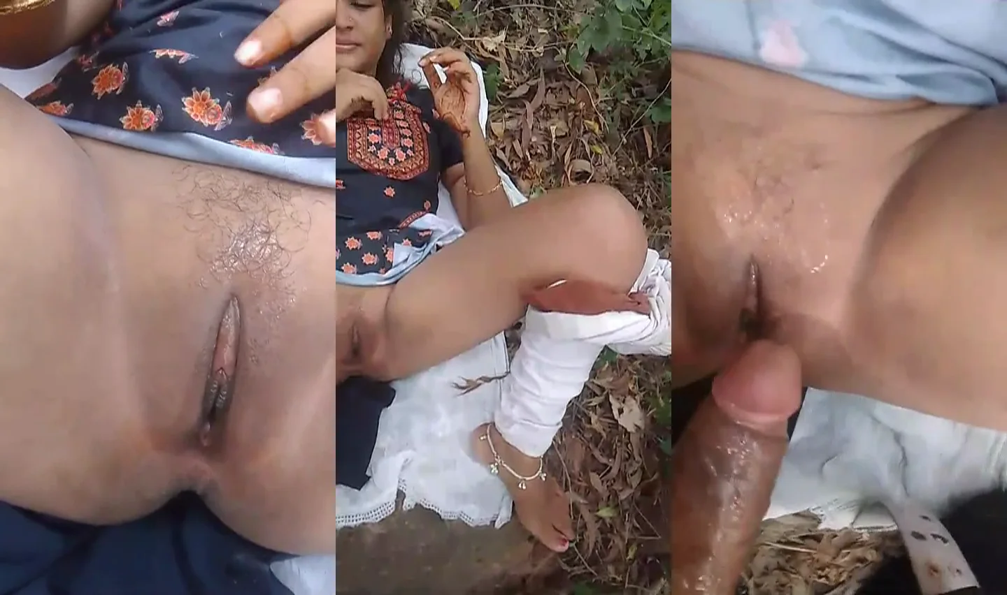 Muslim Bhabhi Tight Pussy Fucked Outdoor by Lover